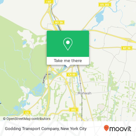 Mapa de Godding Transport Company