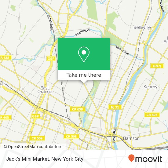 Jack's Mini Market map