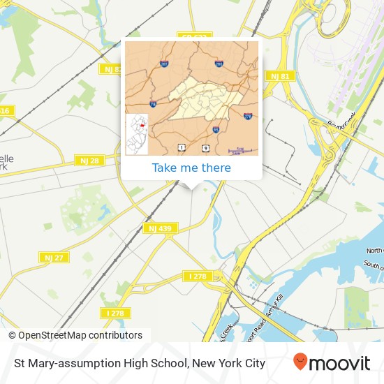 St Mary-assumption High School map