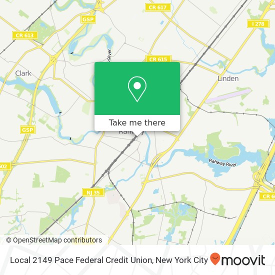 Mapa de Local 2149 Pace Federal Credit Union