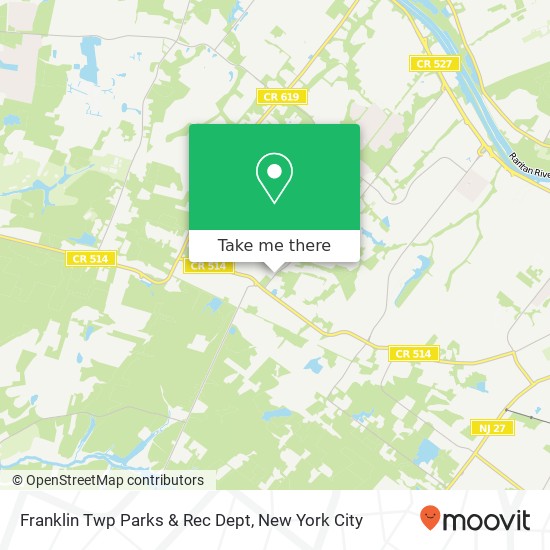 Mapa de Franklin Twp Parks & Rec Dept