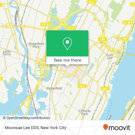 Moonsae Lee DDS map