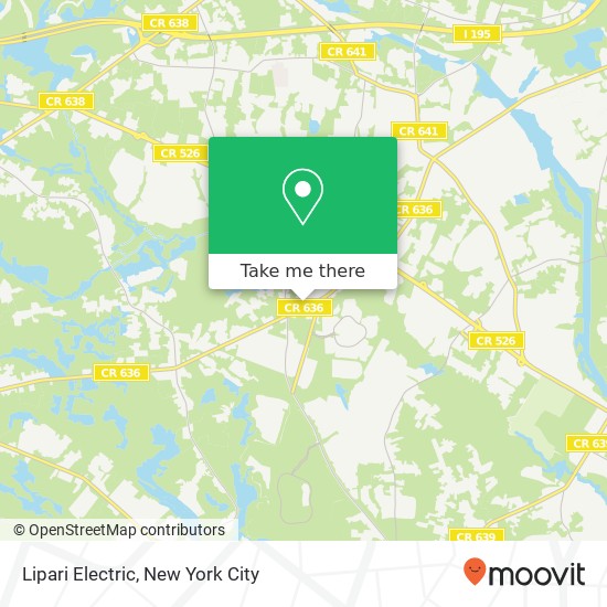 Lipari Electric map