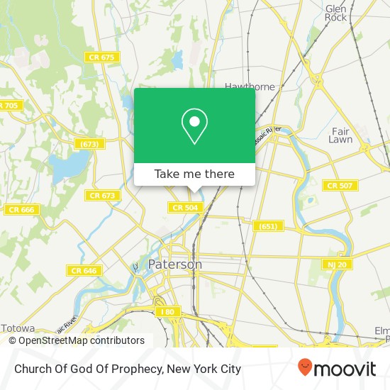 Church Of God Of Prophecy map