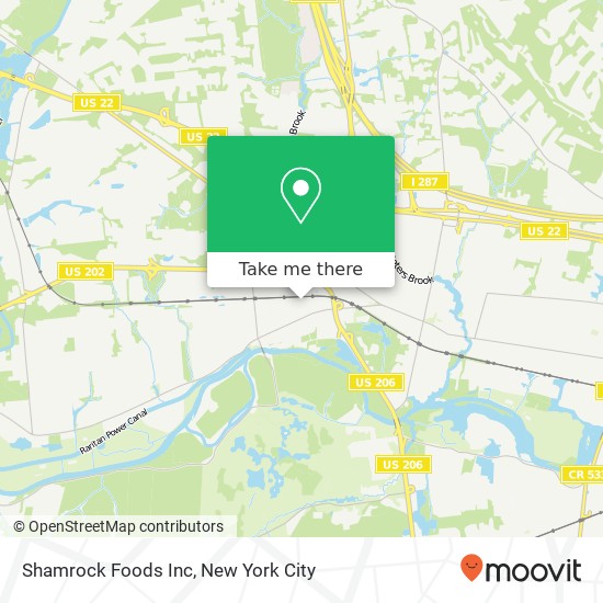 Mapa de Shamrock Foods Inc