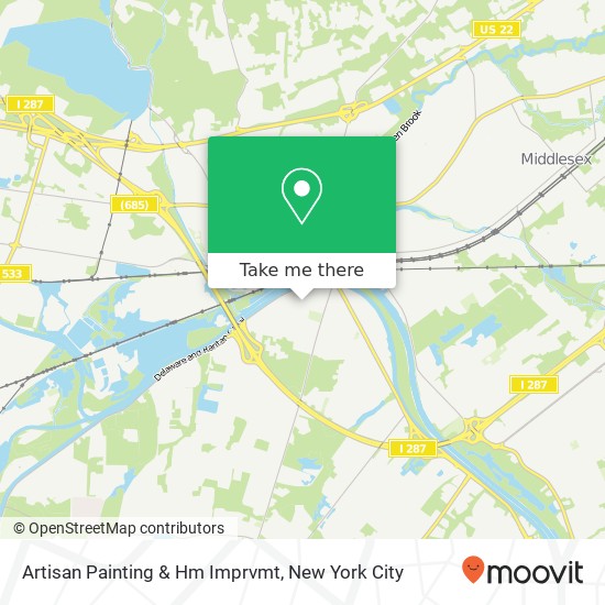 Artisan Painting & Hm Imprvmt map