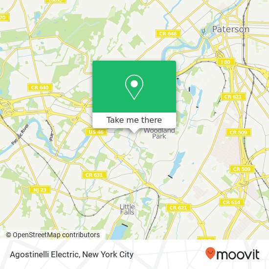 Mapa de Agostinelli Electric