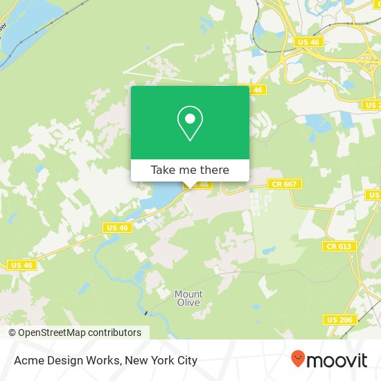 Acme Design Works map