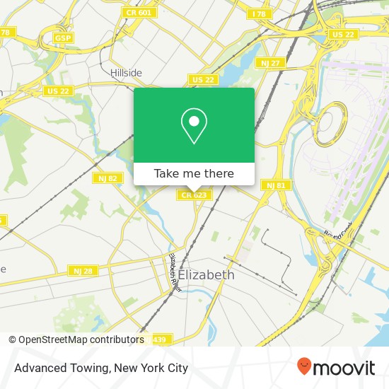 Advanced Towing map