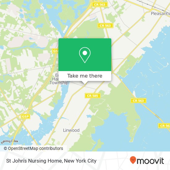 St John's Nursing Home map