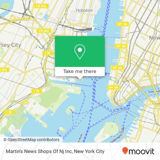 Martin's News Shops Of Nj Inc map