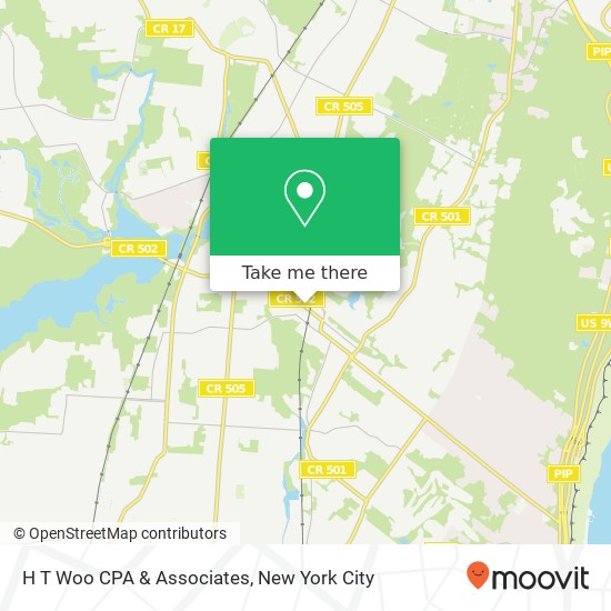 H T Woo CPA & Associates map