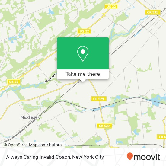 Always Caring Invalid Coach map