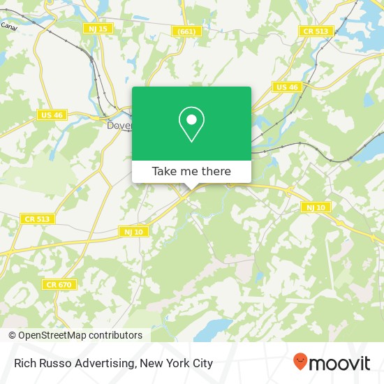 Rich Russo Advertising map