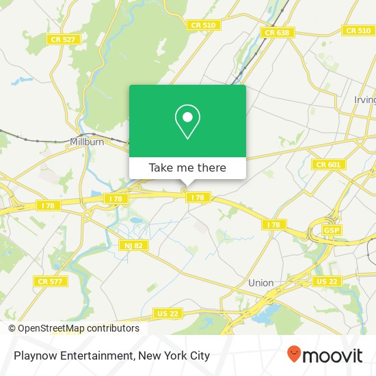 Mapa de Playnow Entertainment