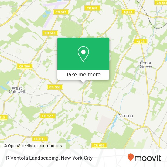 R Ventola Landscaping map