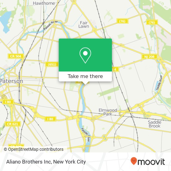 Aliano Brothers Inc map