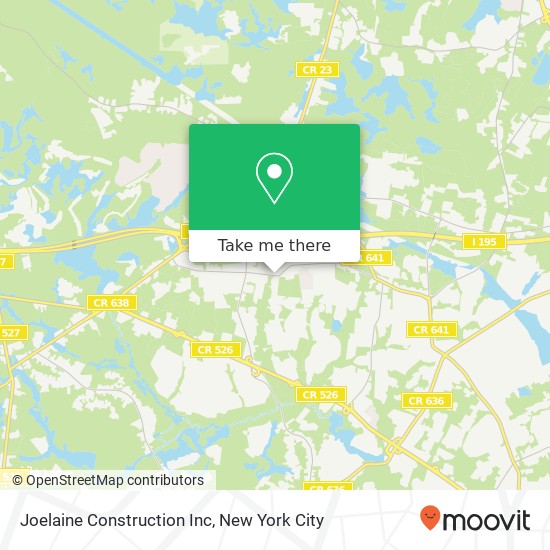 Mapa de Joelaine Construction Inc