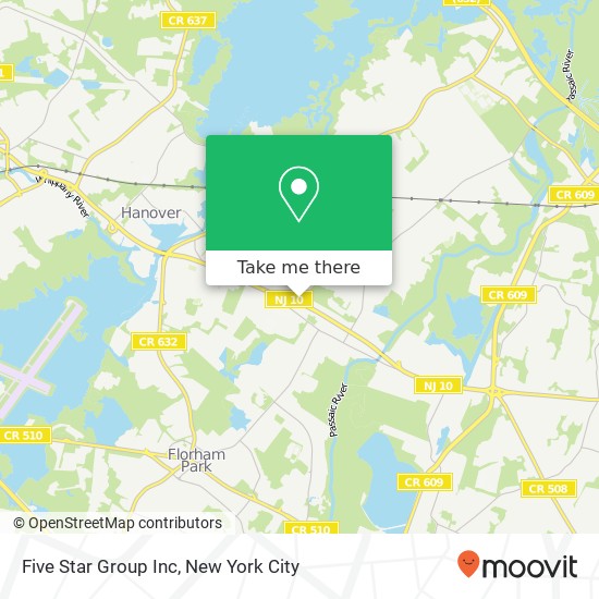 Five Star Group Inc map