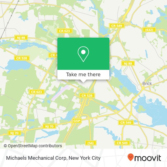 Mapa de Michaels Mechanical Corp