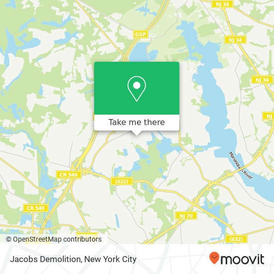 Jacobs Demolition map