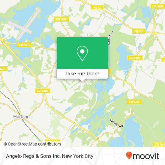 Mapa de Angelo Rega & Sons Inc