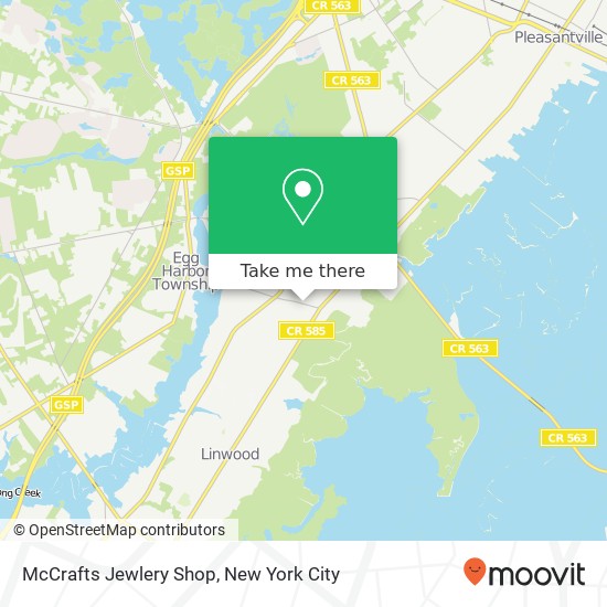 McCrafts Jewlery Shop map