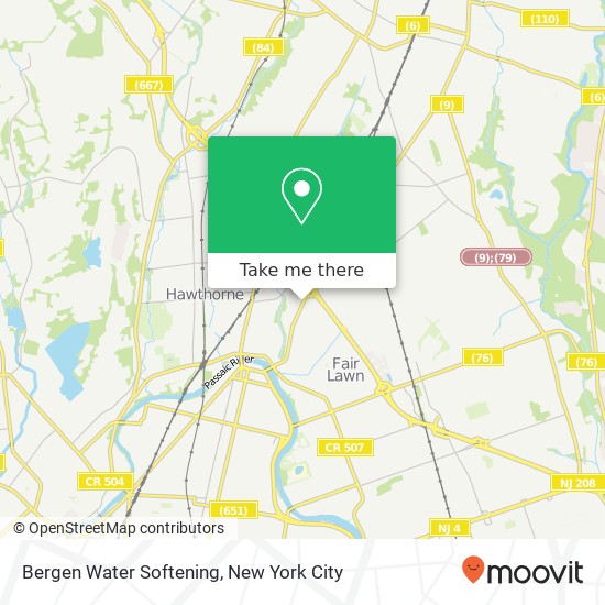 Bergen Water Softening map