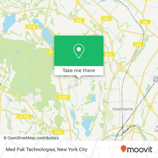 Med Pak Technologies map