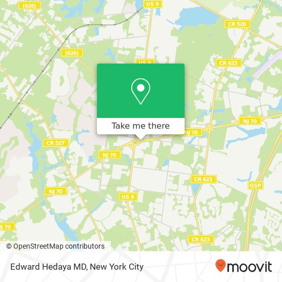 Edward Hedaya MD map