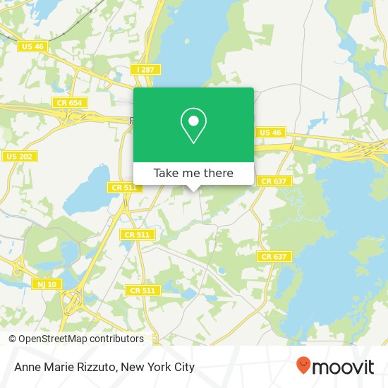 Anne Marie Rizzuto map