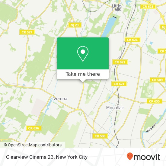 Clearview Cinema 23 map