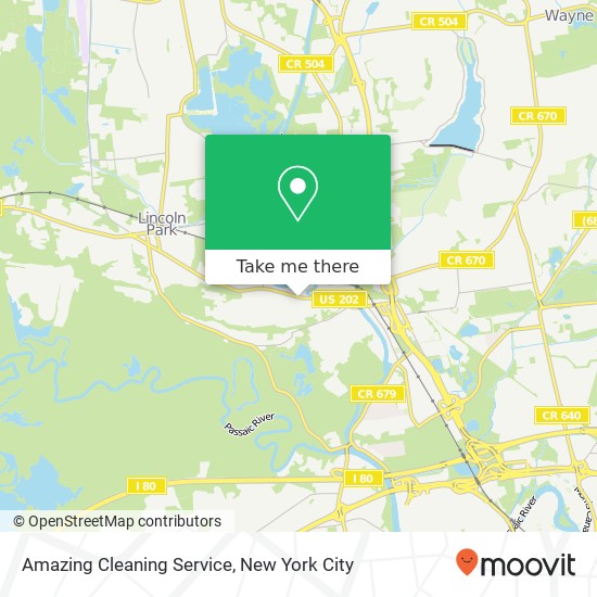 Amazing Cleaning Service map
