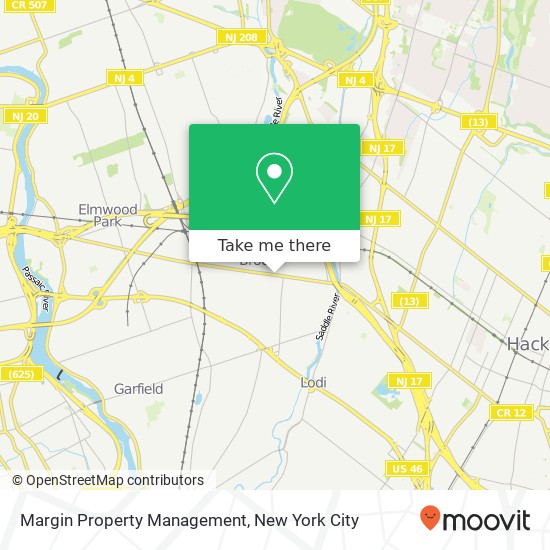 Mapa de Margin Property Management