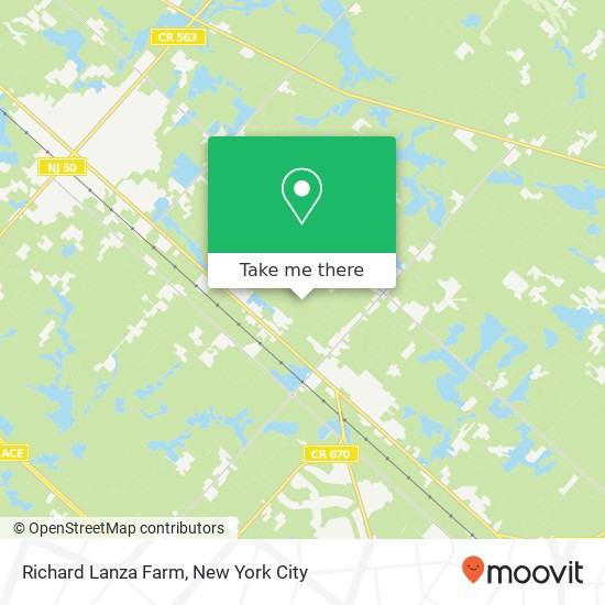 Richard Lanza Farm map