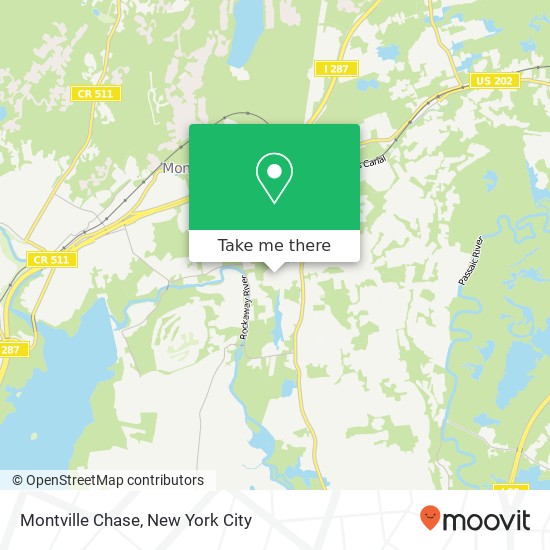 Montville Chase map