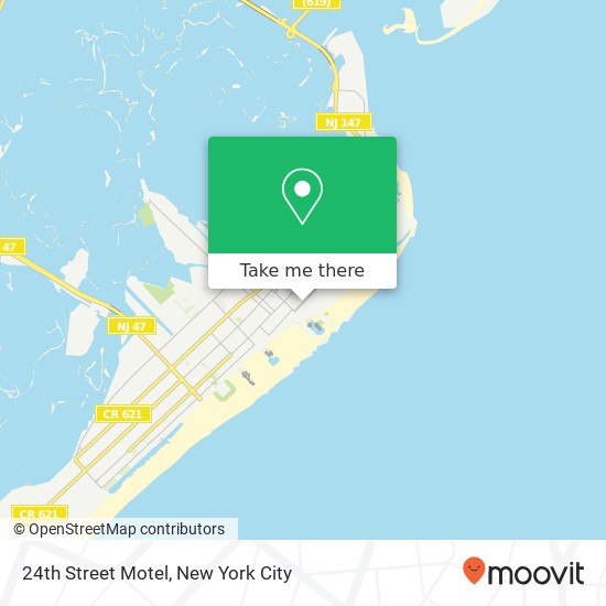 24th Street Motel map