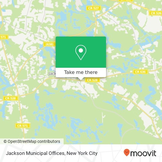 Jackson Municipal Offices map