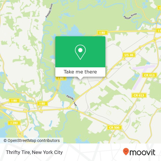 Thrifty Tire map