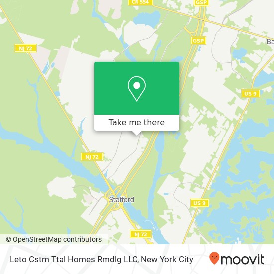 Leto Cstm Ttal Homes Rmdlg LLC map