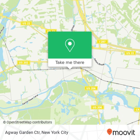 Agway Garden Ctr map