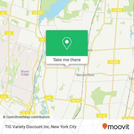 Mapa de TIG Variety Discount Inc