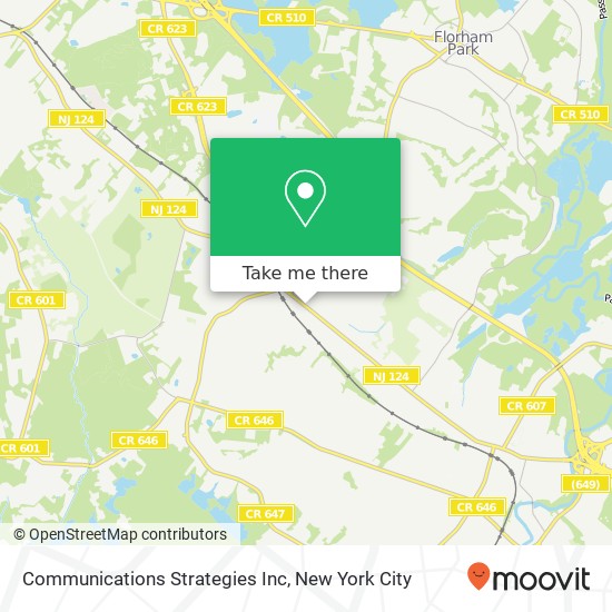 Communications Strategies Inc map