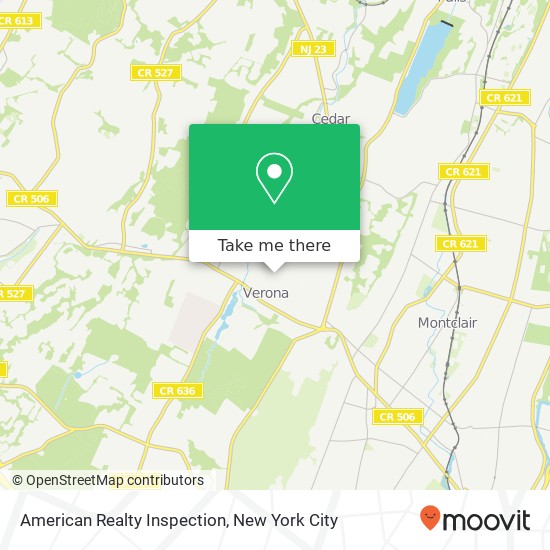 Mapa de American Realty Inspection