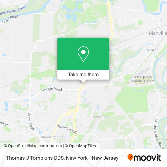 Thomas J Tompkins DDS map