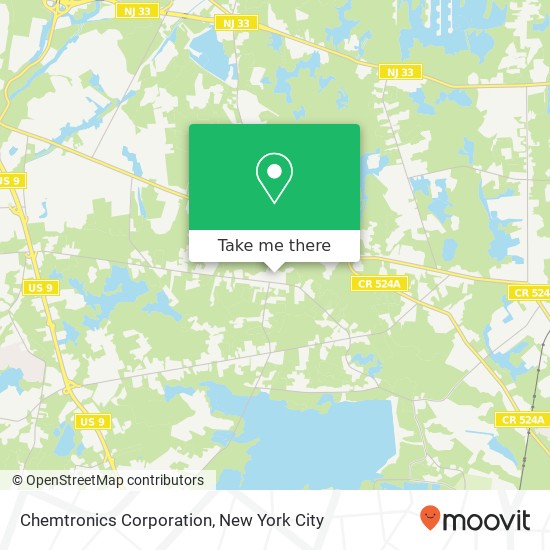 Chemtronics Corporation map