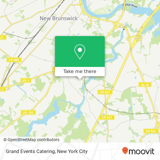Grand Events Catering map