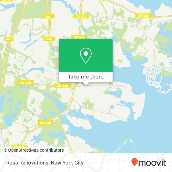 Ross Renovations map