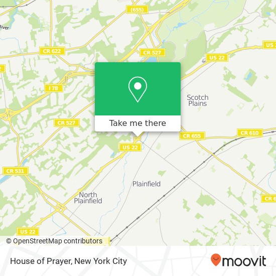 Mapa de House of Prayer