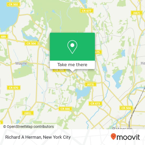 Mapa de Richard A Herman